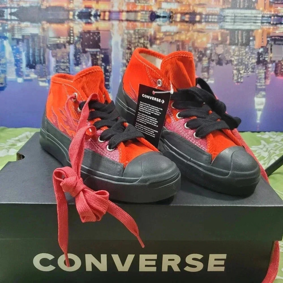 Converse women jack purcell chukk cherry 🍒 - Picture 10 of 13